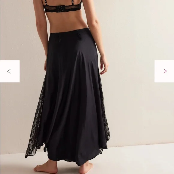 Free People — Make You Mine Half Slip – Size Small — black — NWOT - Picture 6 of 12